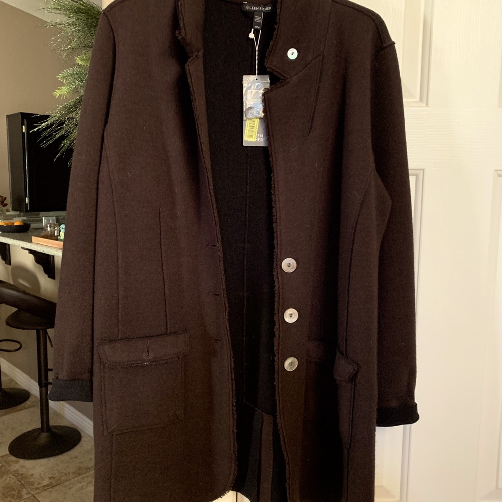 Eileen Fisher wool jacket brand new with tags